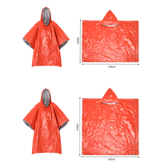 Multifunctional emergency raincoat