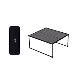 Multifunctional aluminum alloy folding table