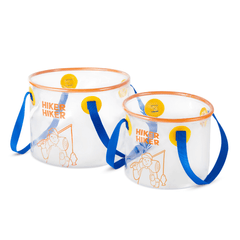 HIKER HIKER Baichuan round foldable transparent bucket