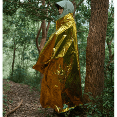 Outdoor multifunctional emergency blanket