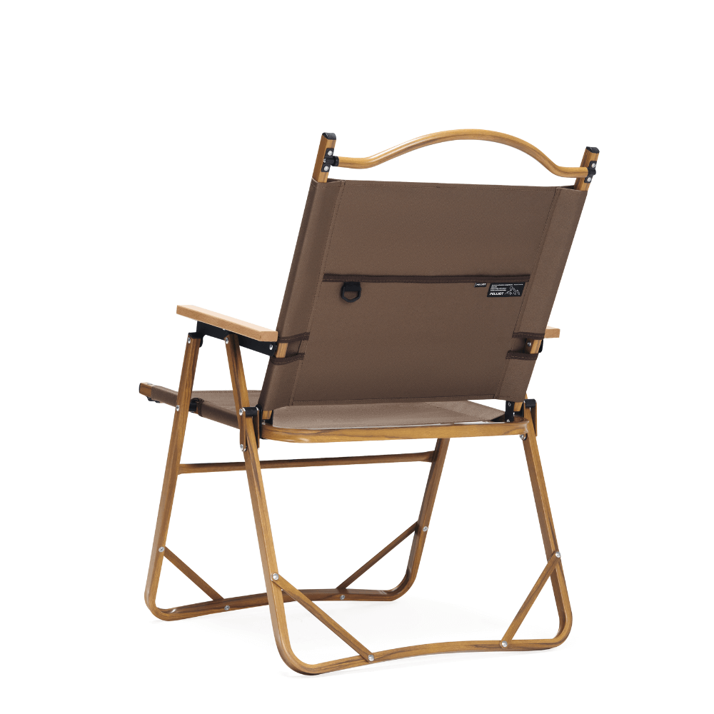 Kermit Wood Grain Folding Chair