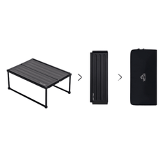 Multifunctional aluminum alloy folding table