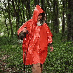 Multifunctional emergency raincoat