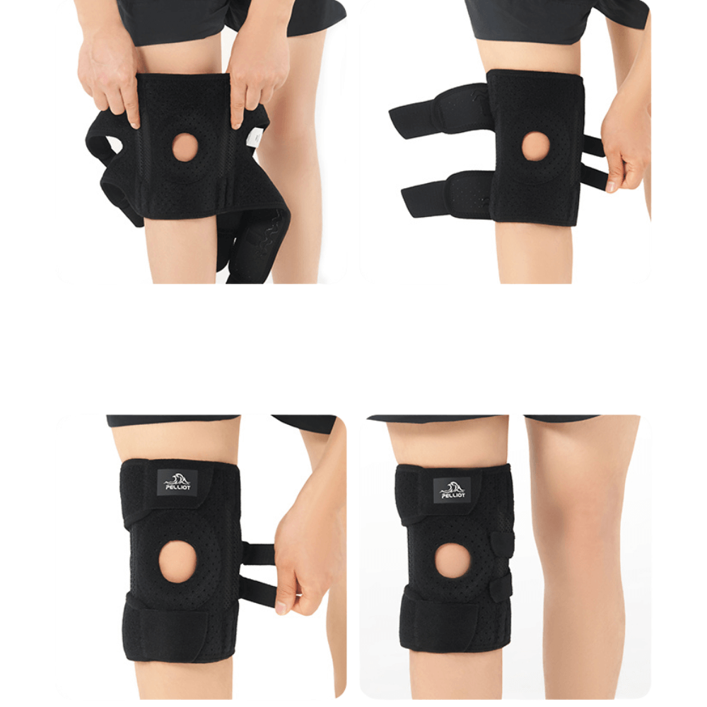 Professional mountaineering support knee pads