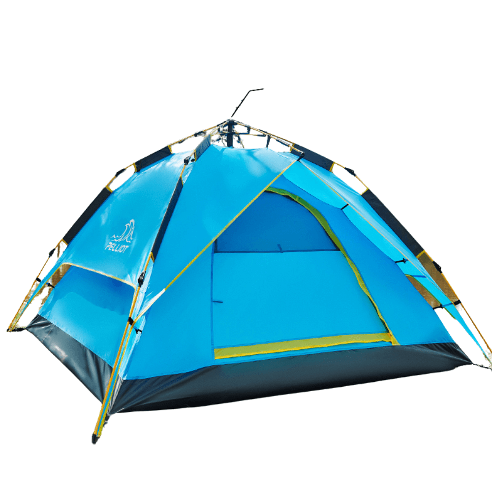 PELLIOT Tent Portable Folding Thick Automatic Tent for 3-4 People