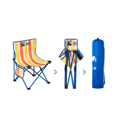 HIKER HIKER Lightweight Striped Folding Chair