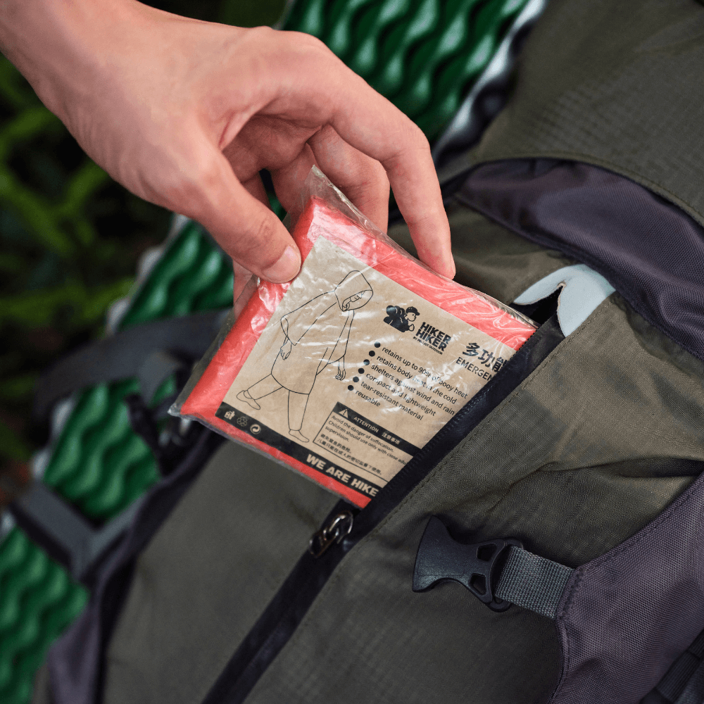 Multifunctional emergency raincoat