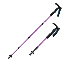 Carbon Steel Telescopic Folding Trekking Pole