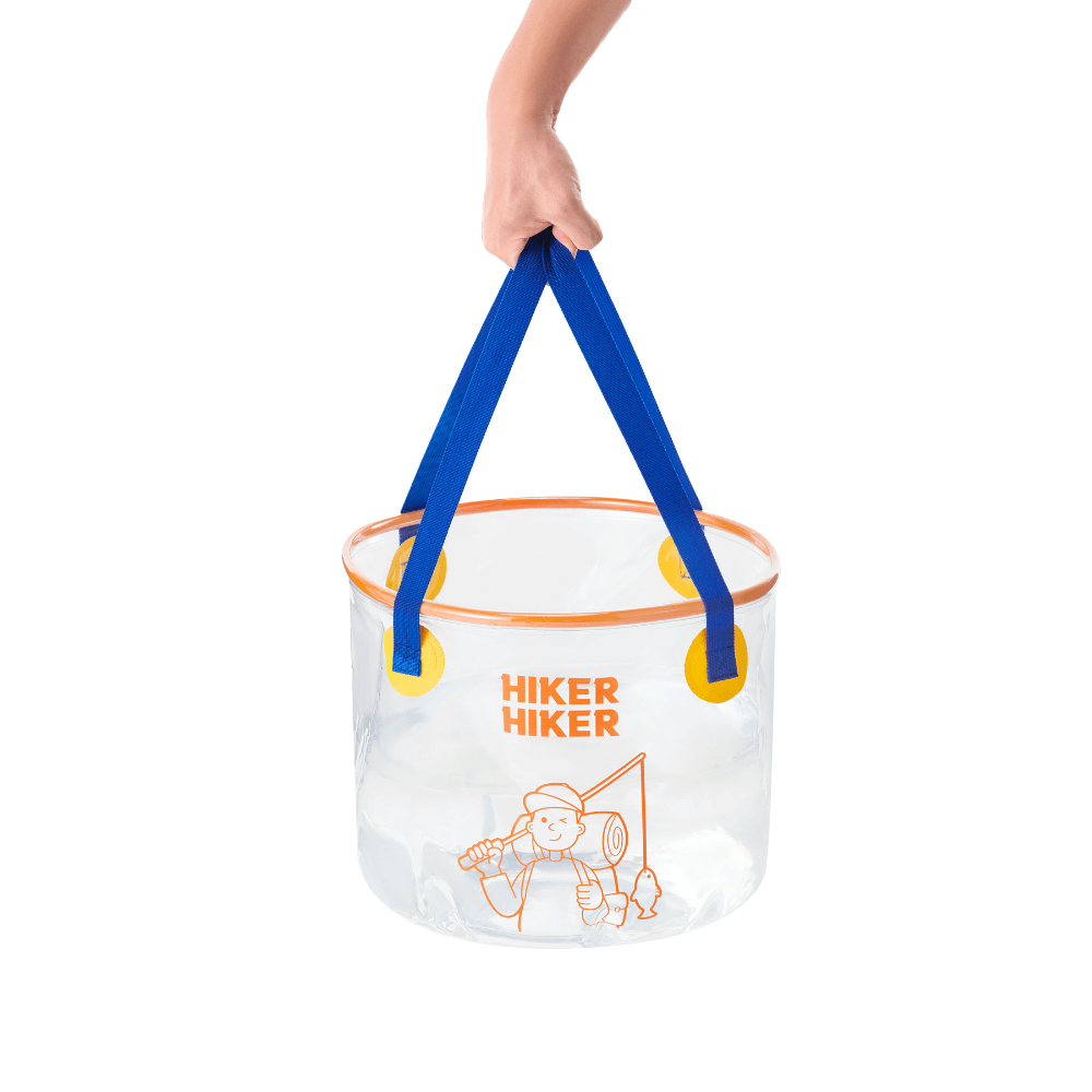 HIKER HIKER Baichuan round foldable transparent bucket