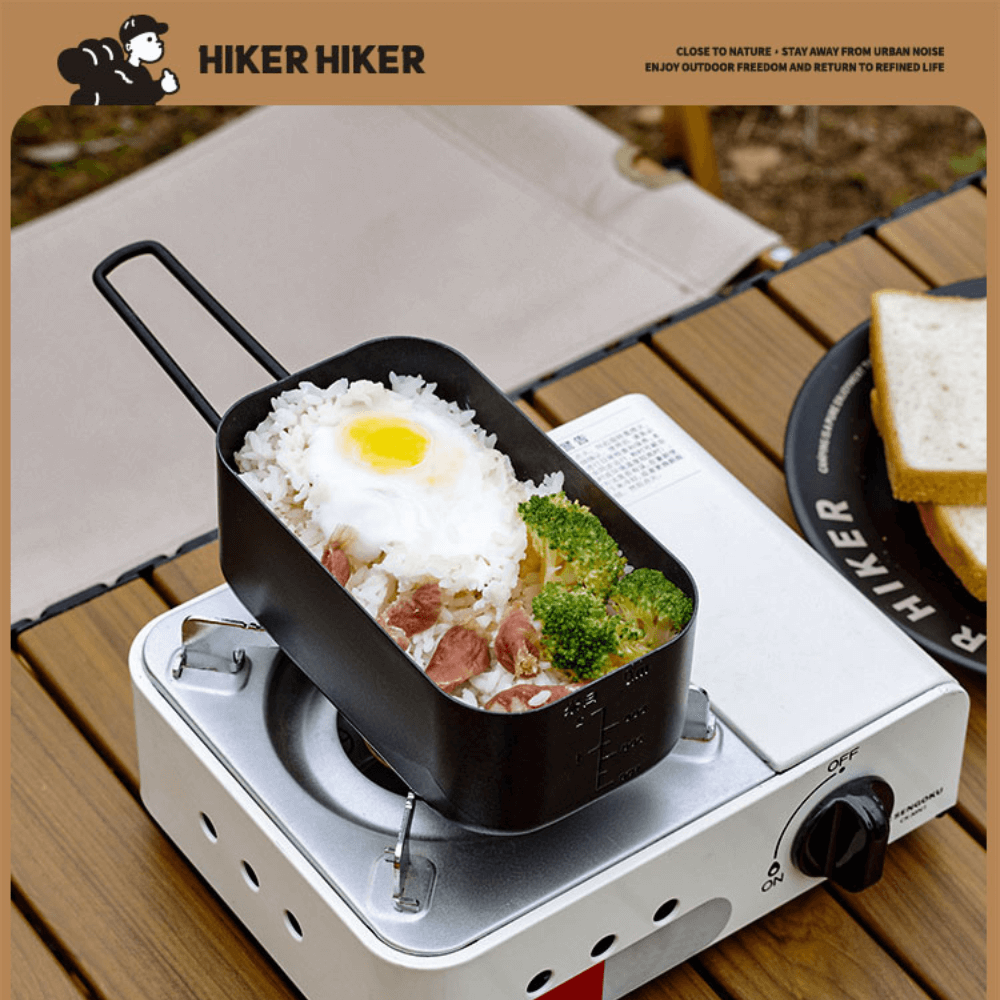Portable multifunctional aluminum lunch box