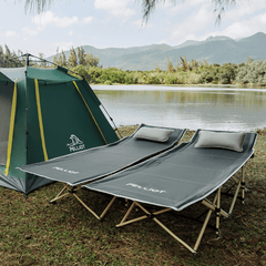 Portable home camp bed