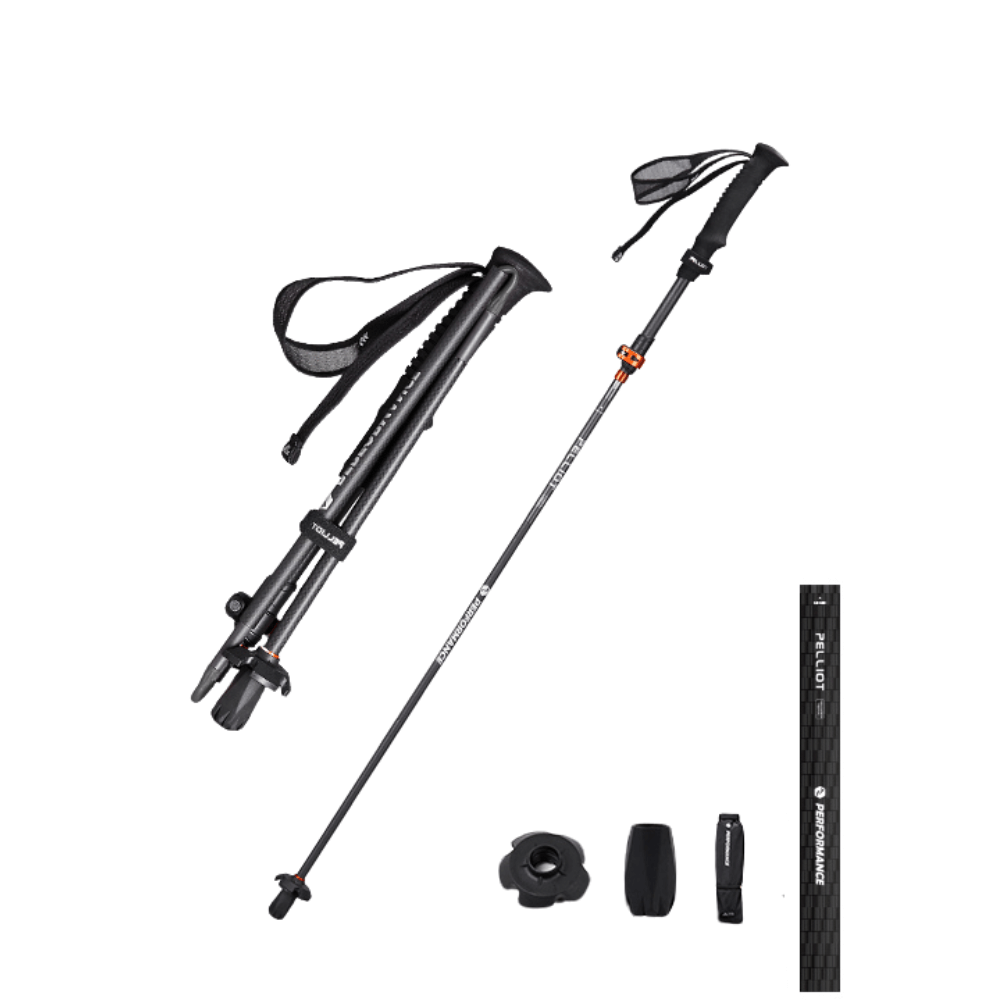 [Wings] 3k carbon fiber folding ultra-light trekking pole