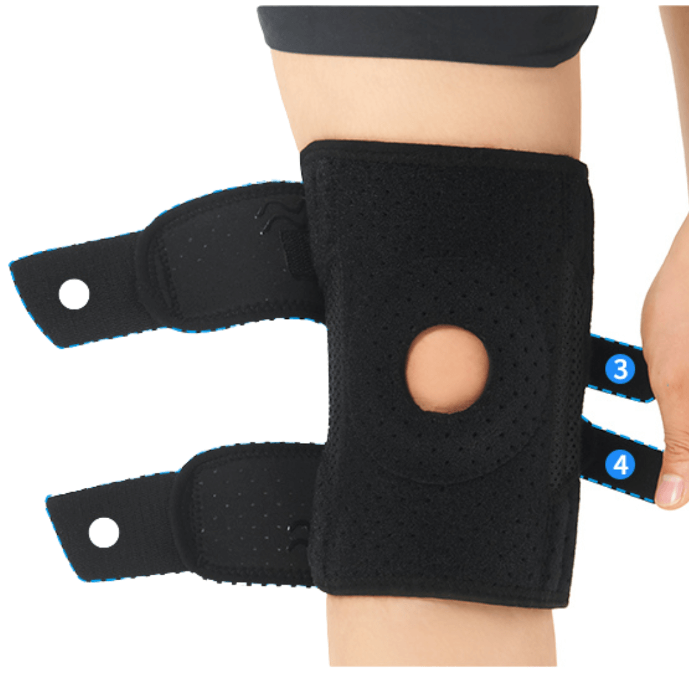 Professional mountaineering support knee pads