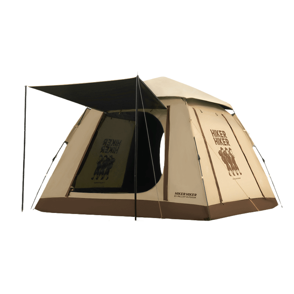 HIKER HIKER Quick-open Castle Titanium Black Rubber Ultralight Automatic Tent